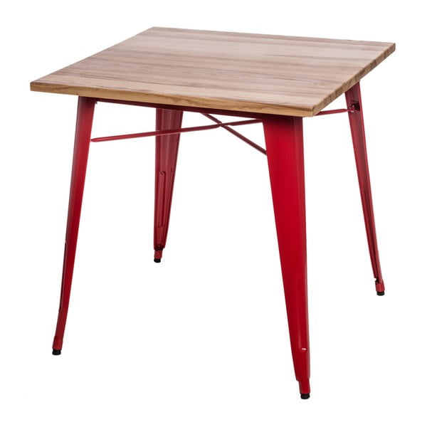Červený jídelní stůl D2 Paris Ash Wood