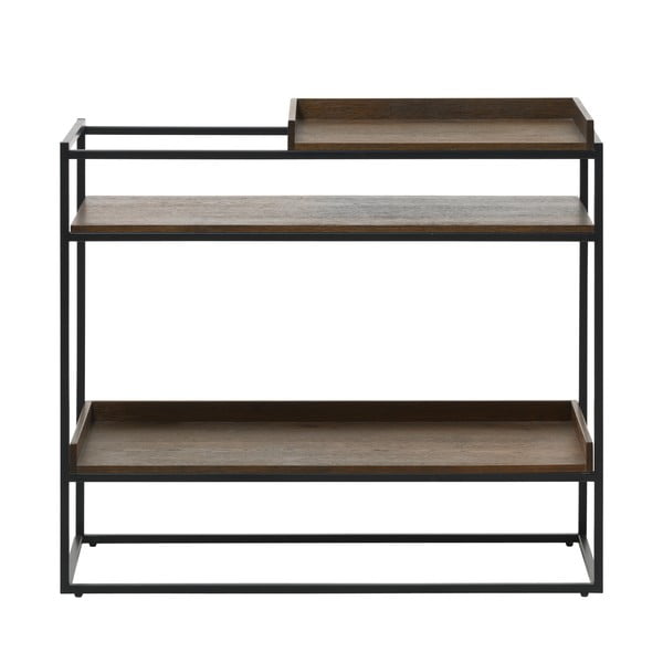 Must-pruun konsoollaud 38x90 cm Rivoli – Unique Furniture