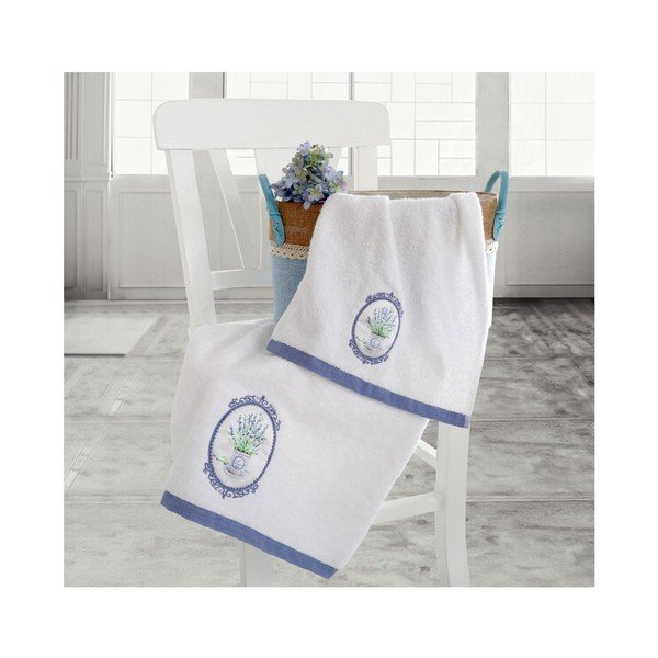Set bílé osušky a ručníku Irya Home Spa, 30x50 cm a 50x90 cm-image-1