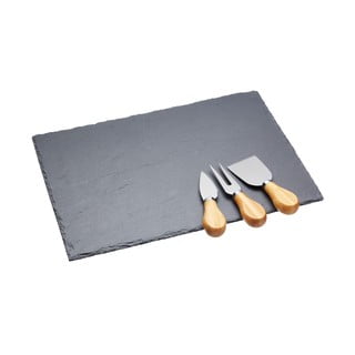 Juustunugade ja tahvelplaadi lõikelaudade komplekt, 35 x 25 cm Master Class Artesà - Kitchen Craft