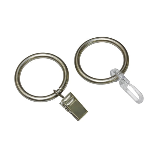 Metall/plastmass kardinarõngad konksuga komplektis  10 tk – SP TREND-image-1