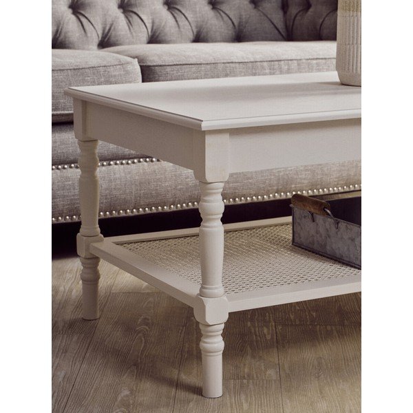 Valge kohvilaud 60x120 cm Heritage - Premier Housewares-image-2