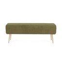Roheline polsterdatud pink Olga - Bizzotto