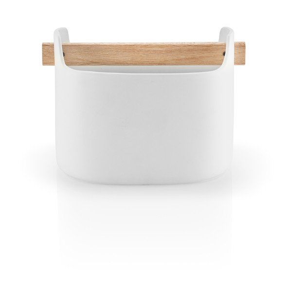 Valge keraamiline köögi korraldaja Nordic, kõrgus 15 cm - Eva Solo-image-1