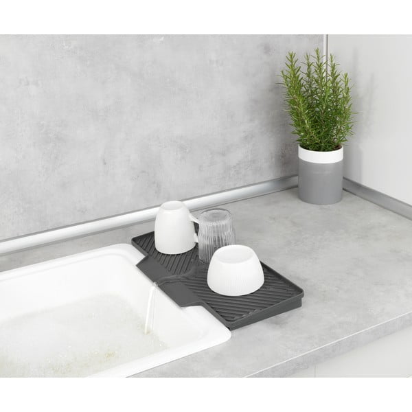 Tumehall plastmass nõudekuivatusrest  20x40 cm Neli – Wenko-image-3