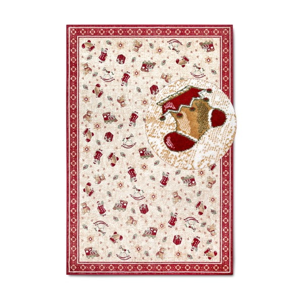 Punane vaip jõulumotiiviga puuvillane 160x230 cm Toy's Delight Red Christmas - Villeroy&Boch