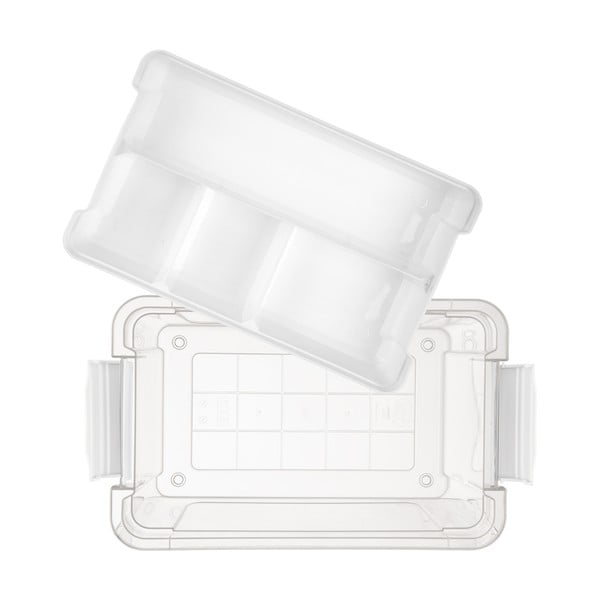 Kaanega plastikust hoiukarp 35x23x17 cm Multi Stormax - Orion-image-2