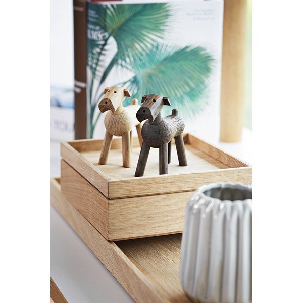 Täispuidust tammepuustiku statsionaar Suitsutatud Tim - Kay Bojesen Denmark-image-3