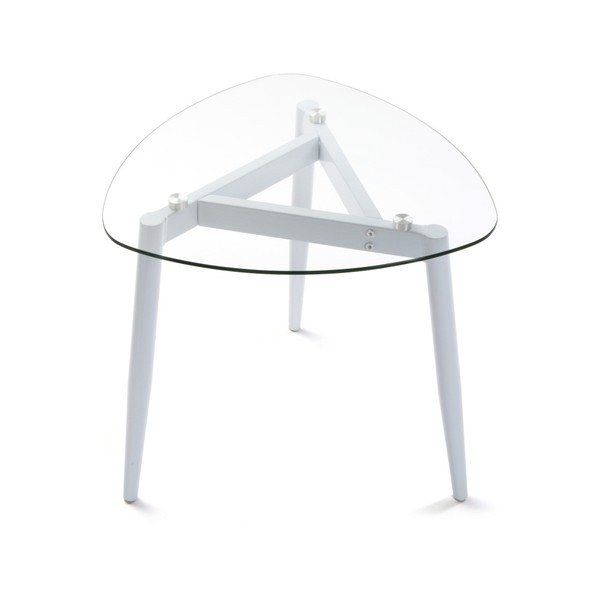 Bílý stolek Versa White Table