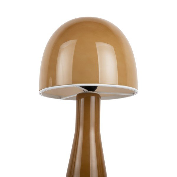 Ookerkollane lauavalgusti klaasist varjuga (kõrgus 45 cm) Bombin - Leitmotiv-image-2