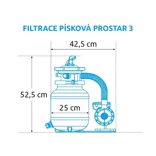 Basseinifilter ProStar 3 - 3,8 m3/h – Marimex-image-1