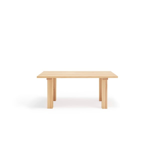 Söögilaud männipuidust lauaplaadiga 100x180 cm Banda - Teulat-image-1