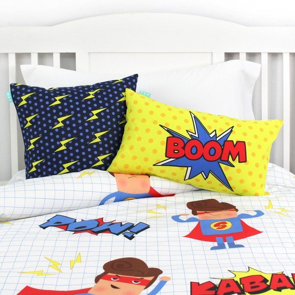 Bavlněný oboustranný povlak na polštář Baleno Super Hero, 50 x 30 cm-image-3