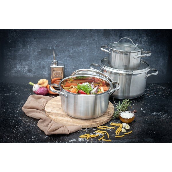 Roostevabast terasest pottide komplekt 9tk Horizon - ELO-image-4