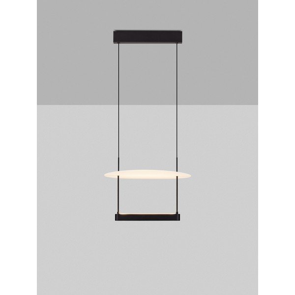 Valge/mattmust alumiiniumist hämardatav LED-rippvalgusti ø 40 cm Diona - Nova Luce-image-3