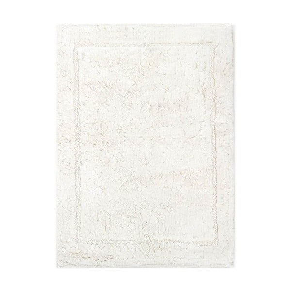 Krémová bavlněná koupelnová předložka Phil, 70 x 110 cm