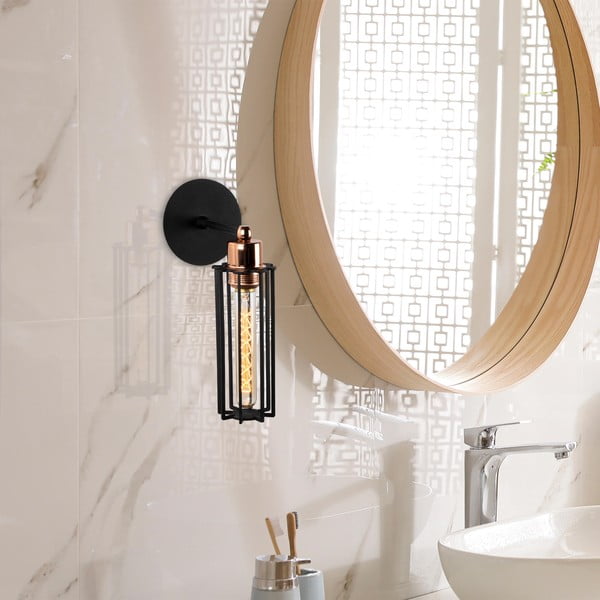 Must seinavalgusti ø 8 cm Likya - Opviq lights-image-1