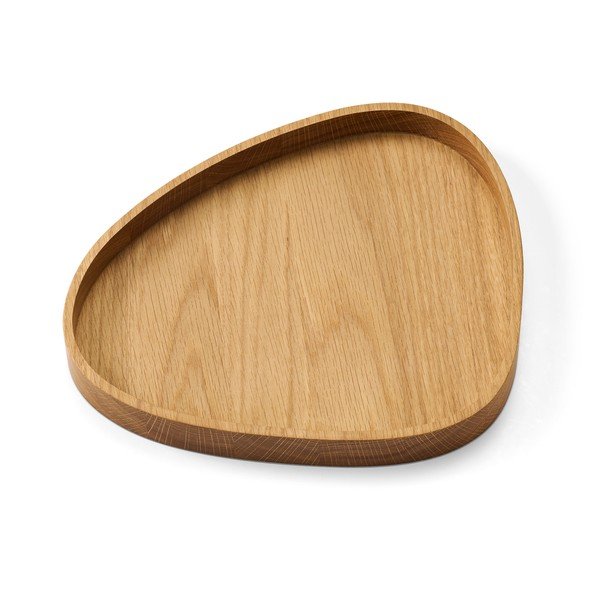 Dekoratiivne puidust hoiukast 26x23x3 cm Curve L - LIND DNA-image-2