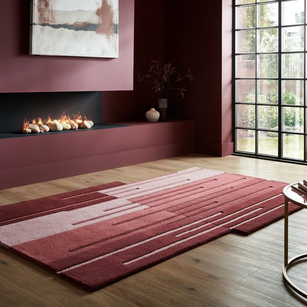 Veinivärvi käsitsi kootud villane vaip 200x290 cm Split Ombre Shaped - Flair Rugs-image-1