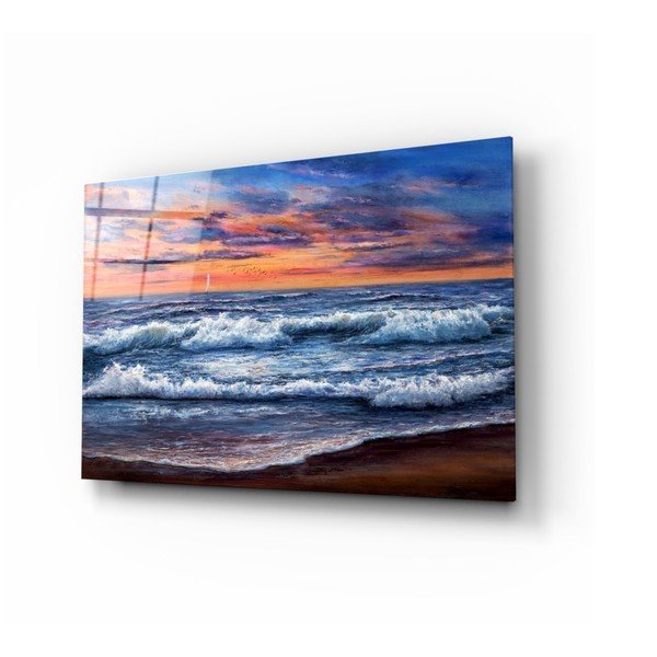 Klaasimaal, 72 x 46 cm Waves - Insigne