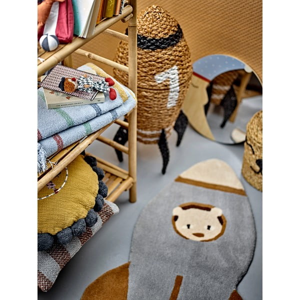 Sinakaspruun villane laste vaip 60x100 cm Space - Bloomingville Mini-image-2