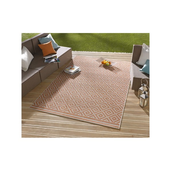 Koberec vhodný i na ven Raute 200x290 cm, korálový-image-3