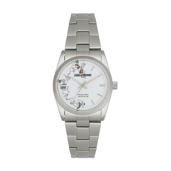 Dámské hodinky stříbrné barvy Zadig & Voltaire Planet