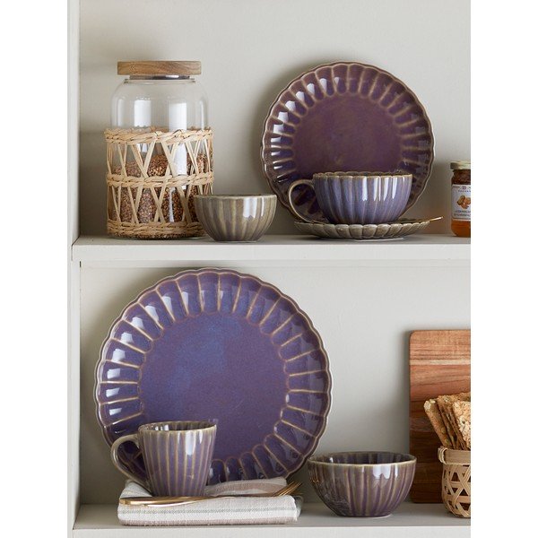 Tumepunane kivinõude taldrik ø 27 cm Latina - Bloomingville-image-2