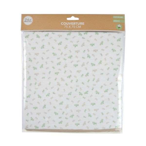 Valge puuvillane laste tekk 75x75 cm Koala - Bébé Douceur-image-2