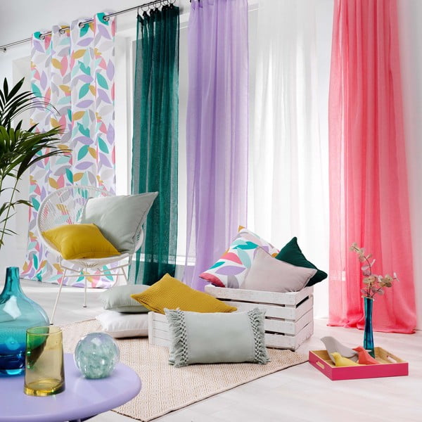 Valge voile kardin 140x240 cm Linka - douceur d'intérieur-image-3