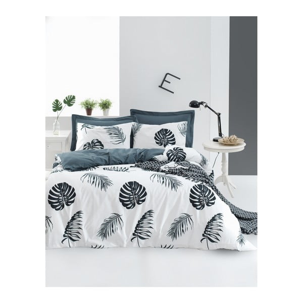 Kahekorruseline voodipesu koos voodipesuga ranforce puuvillast valge, 200 x 220 cm Dominik - Mijolnir