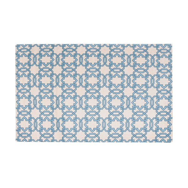 Vysoce odolný kuchyňský koberec Webtappeti Tiles Blue, 60 x 220 cm