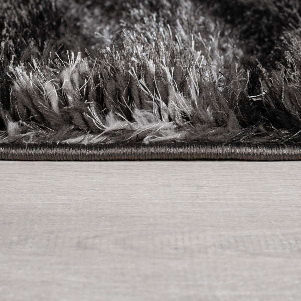 Must-hall käsitsi kootud vaip taaskasutatud kiududest 160x230 cm Velvet - Flair Rugs-image-4