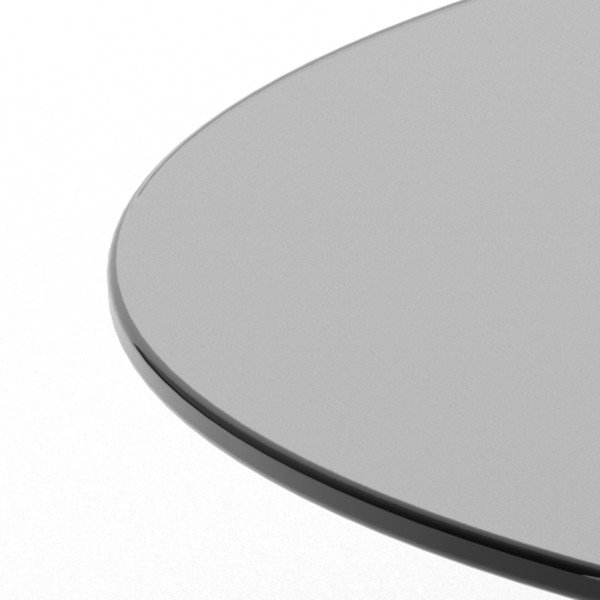 Hall klaasist ümmargune diivanilaud ø 80 cm Samos - Actona-image-4