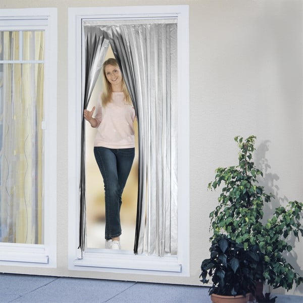 Ukse termokardin must-hõbedane 90x200 cm - Maximex-image-3