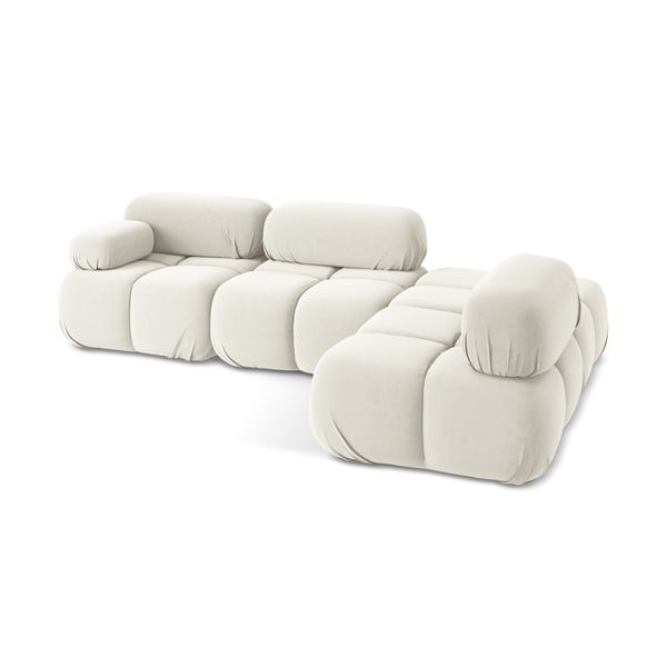 Valge sametist mooduldiivan (paremas nurgas) Lokua - Makamii-image-4