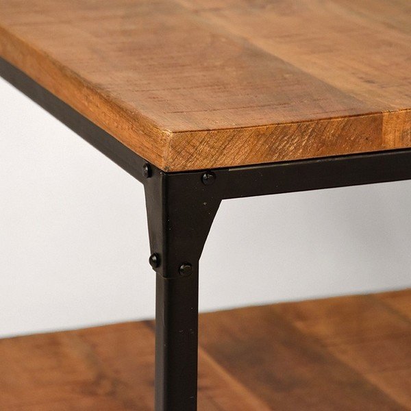 Odkládací stolek s deskou z mangového dřeva LABEL51 Sturdy, šířka 60 cm-image-4