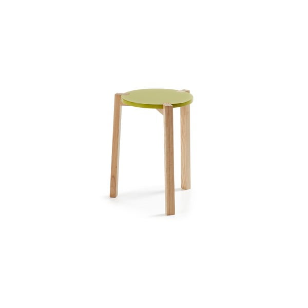 Zelený odkládací stolek La Forma Elroy