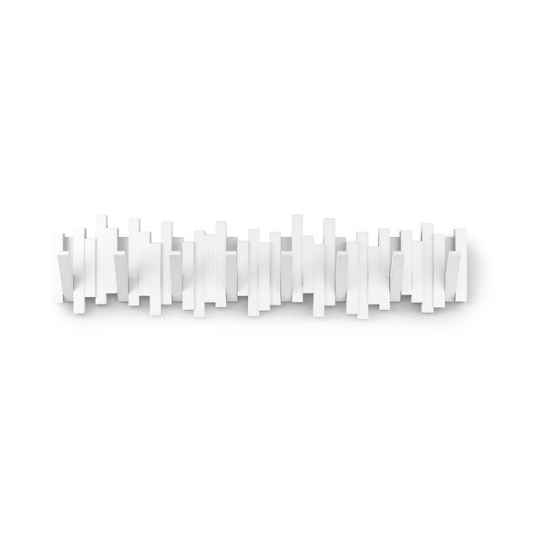 Valge plastmassist seinariiul 72 cm Sticks - Umbra