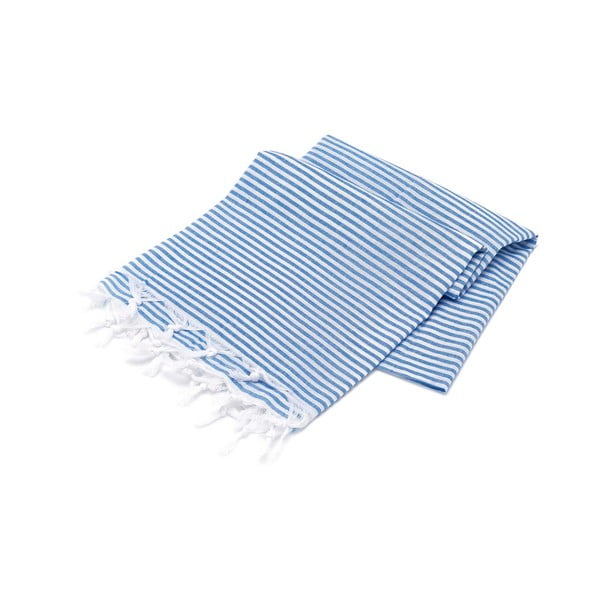 Modrý ručník, 180 x 100 cm
