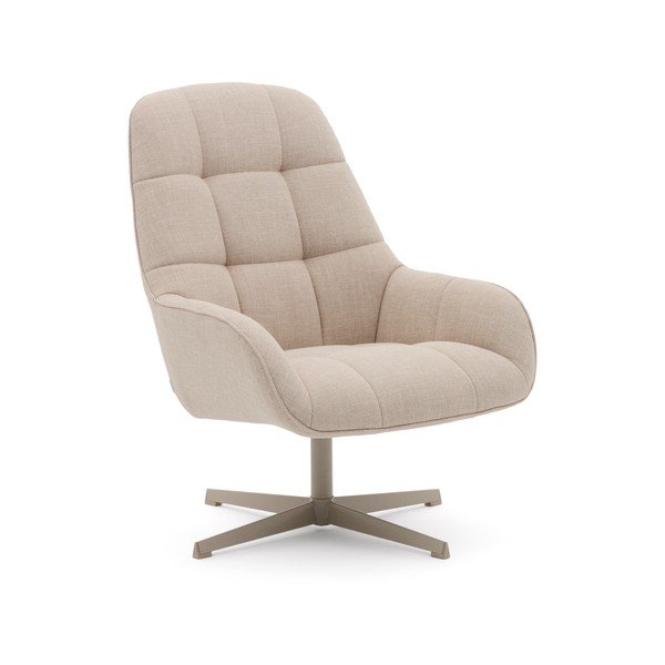 Beež pöörlev tool Jaspe - Kave Home