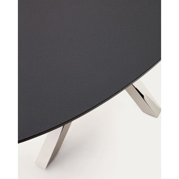 Söögilaud klaasist pealispinnaga 100x200 cm Argo - Kave Home-image-3