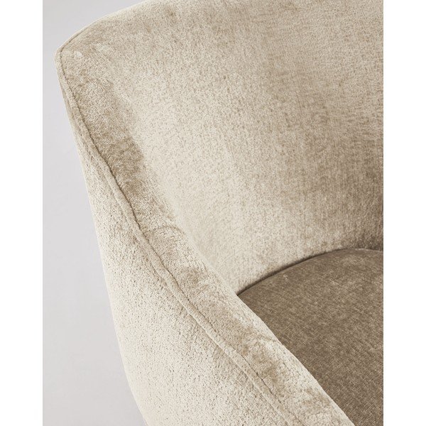 Beež tugitool Bobly - Kave Home-image-1