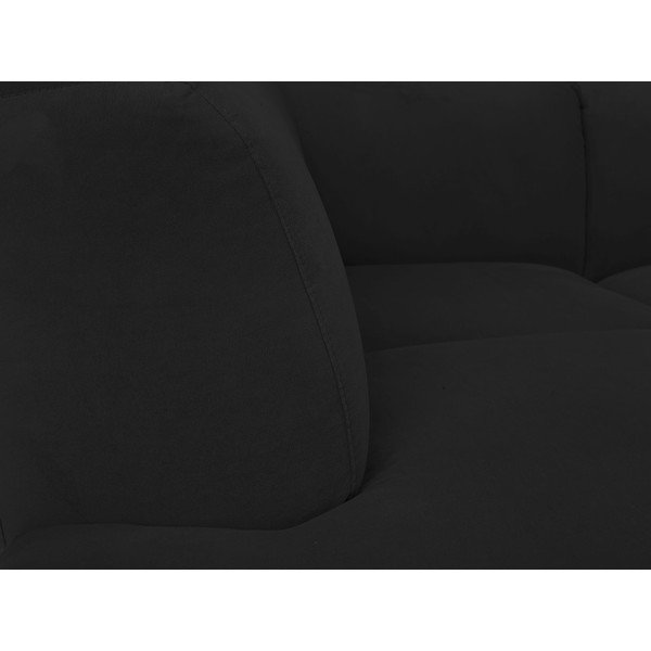 Černá rohová pohovka Windsor & Co Sofas Orion, levý roh-image-4