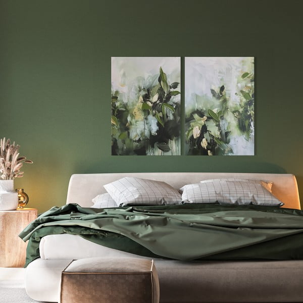 Käsitsi maalitud elementidega maalid 2 tk komplektis 50x70 cm Myrtle - Styler-image-1