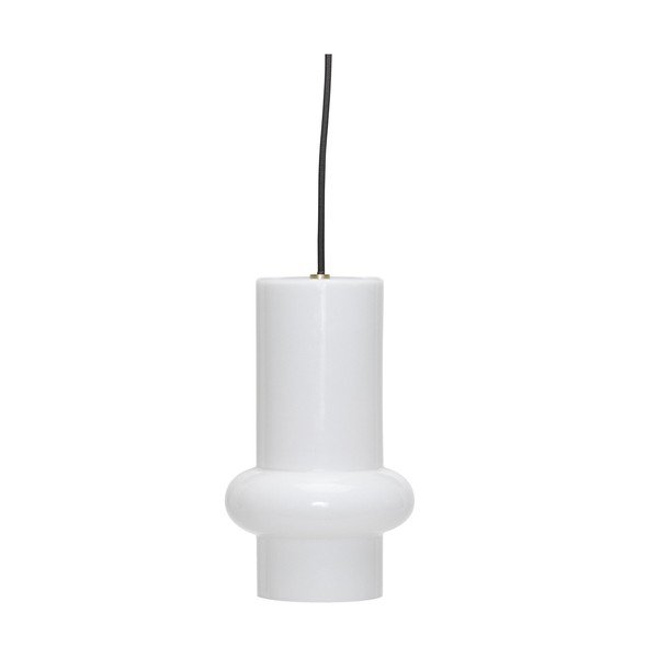 Valge klaasist ripplamp ø 15 cm Pilule - Hübsch
