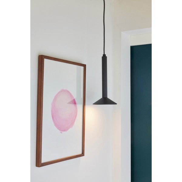 Must metallist hämardatav ripplamp ø 12 cm Chromatic - Hübsch-image-1
