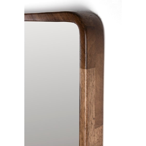 Puidust raamiga seinapeegel 34x120 cm Nyko - White Label-image-2