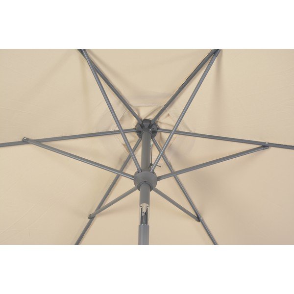 Beež päikesevarju ø 300 cm Roja - Rojaplast-image-1