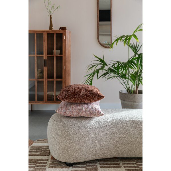 Beež polsterdatud pink buklee kangast Noxx - White Label-image-1